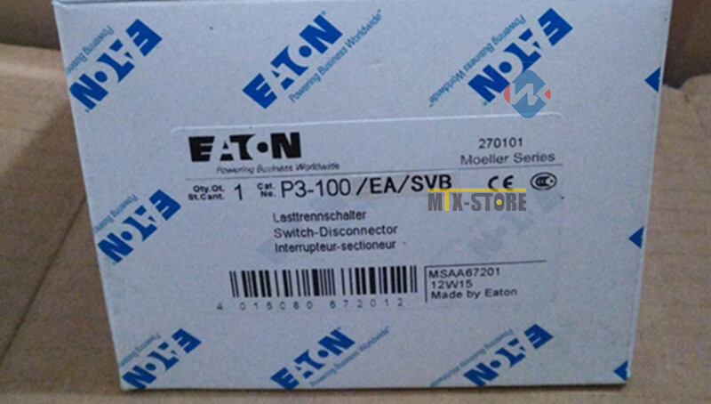 1PC Brand New Ones  EATON MOLELLER P3-100/EA/SVB