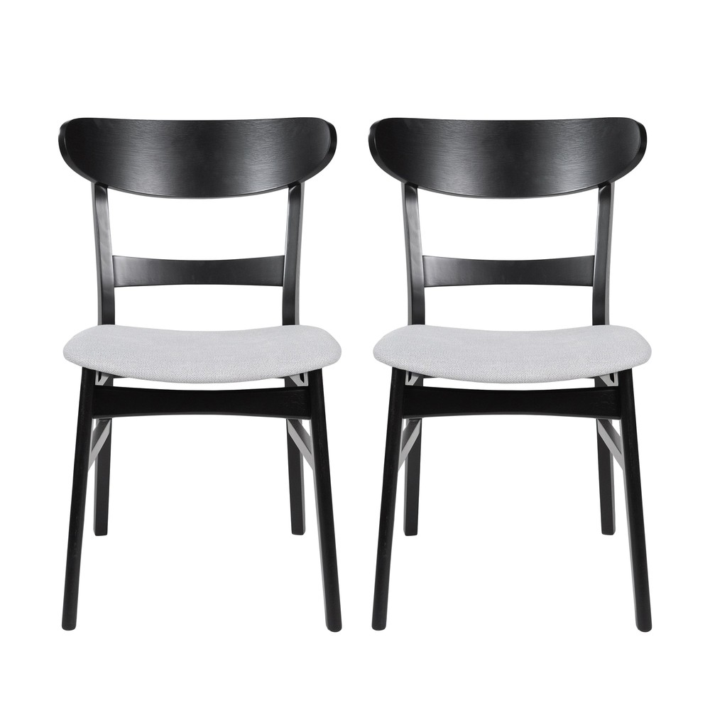 Sleek Modern Dining Chairs Set of 2 Elegant Comfortable