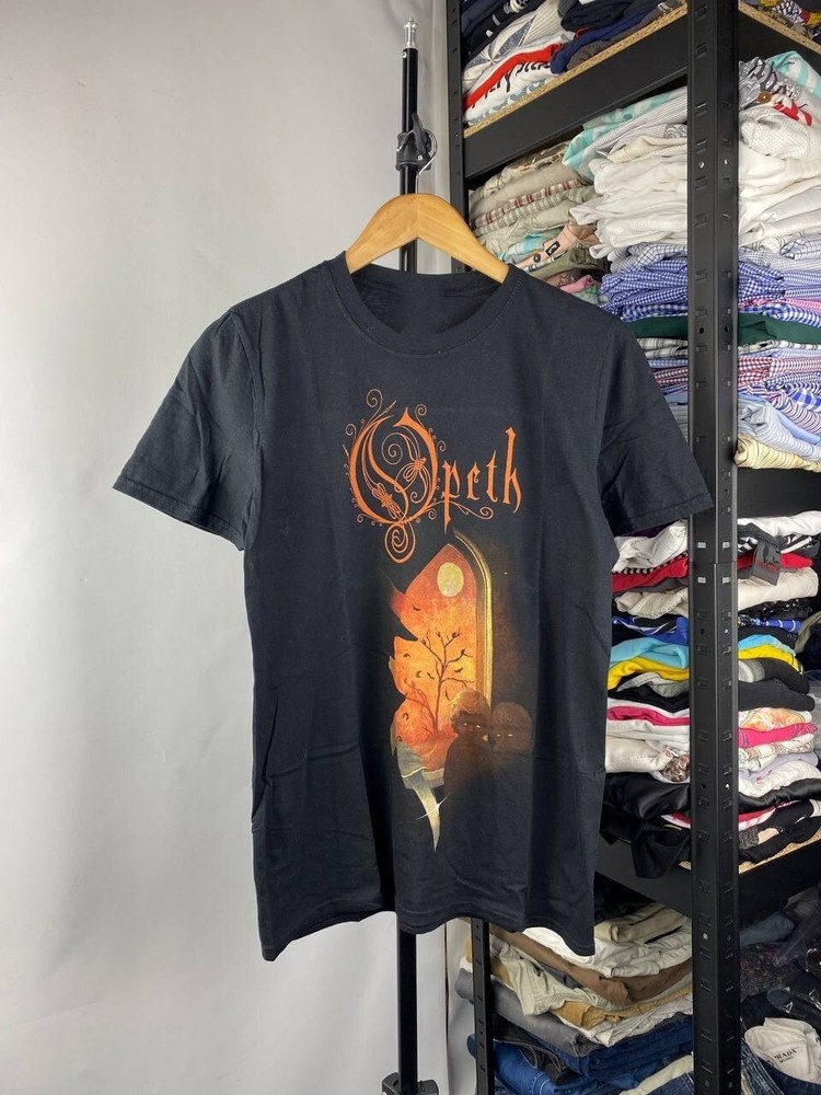 Vintage Short Sleeve Opeth Band Rock Metal Tour T Shirt MA264 FREE SHIPPING