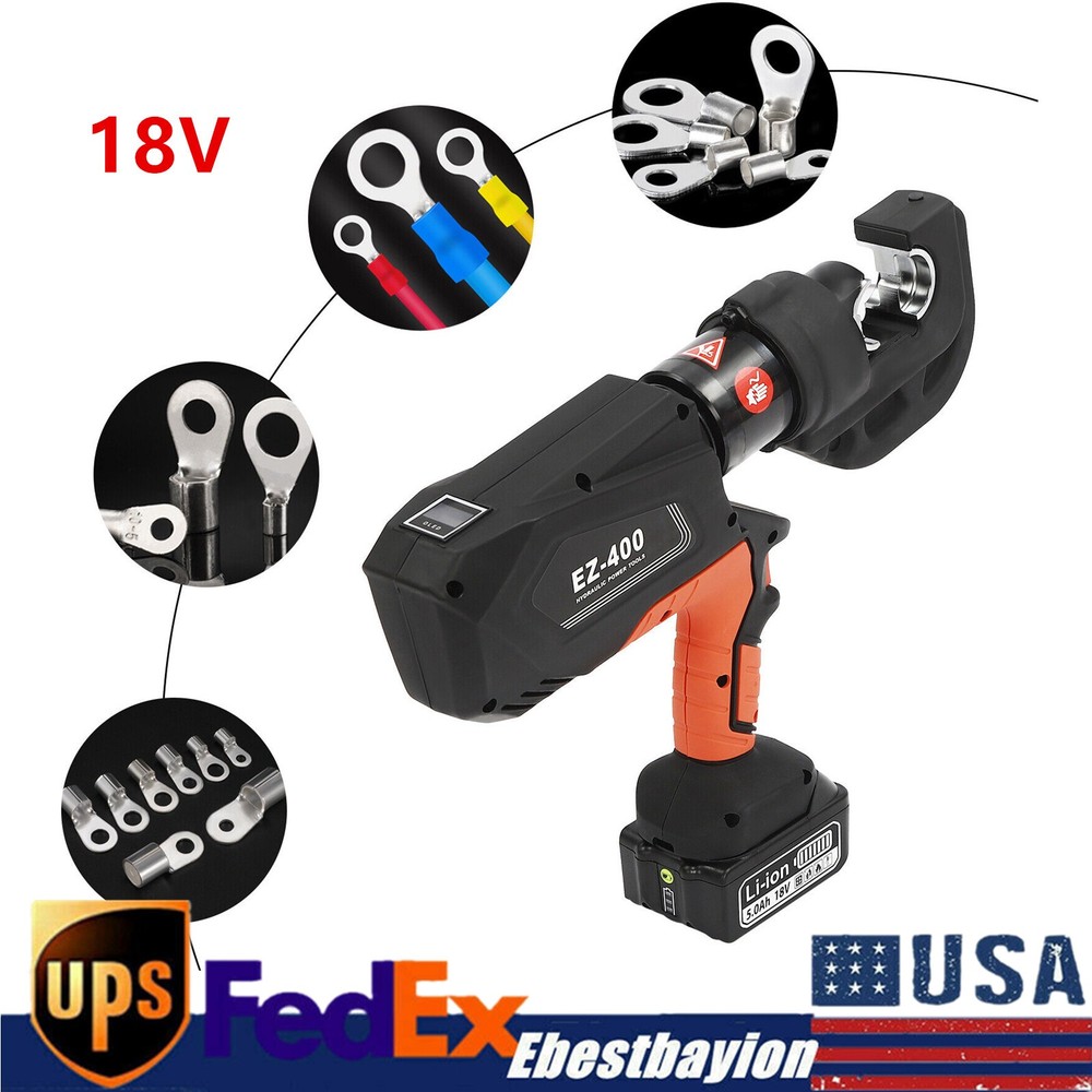 EZ-400 Electric Hydraulic Pliers 400W Hydraulic Pliers With Lithium Battery NEW