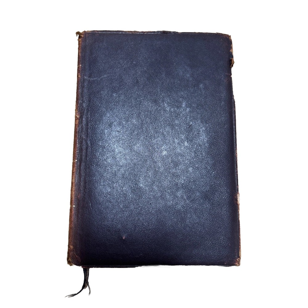 Antique Les Miserables Volume 3 Victor Hugo 1900 ca. Nelson Leather Edition READ