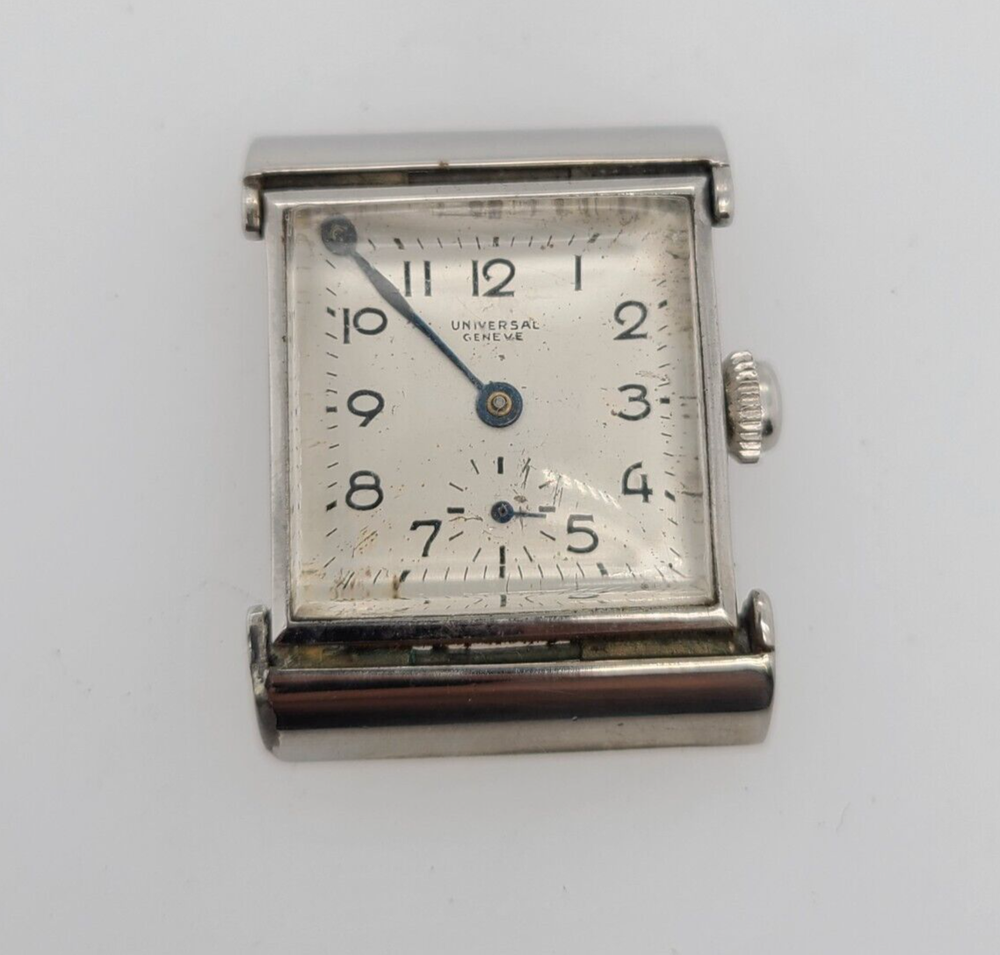 Vintage Universal Geneve Swiss Watch Face for Parts/Repair