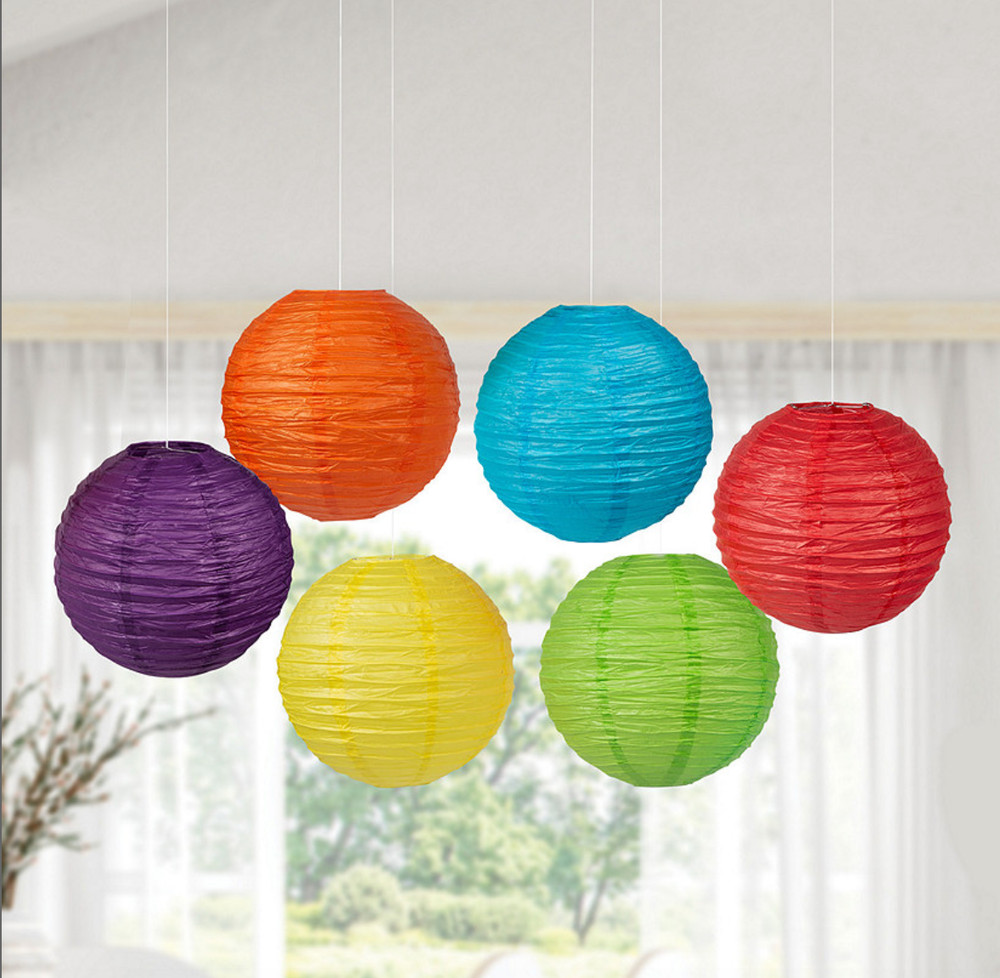 6 Pcs Paper Lantern Lamp Shade Decoration Wedding Birthday Party Festival 10