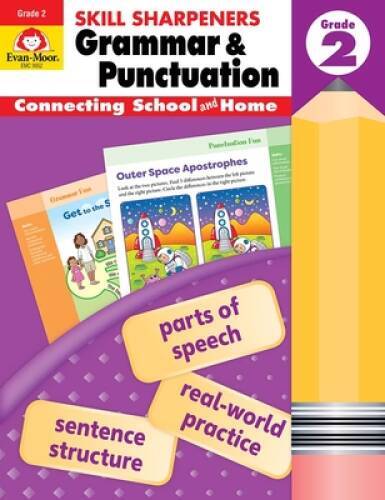 Evan-Moor Skill Sharpeners Grammar and Punctuation Grade 2, Full-Color Ac - GOOD-image