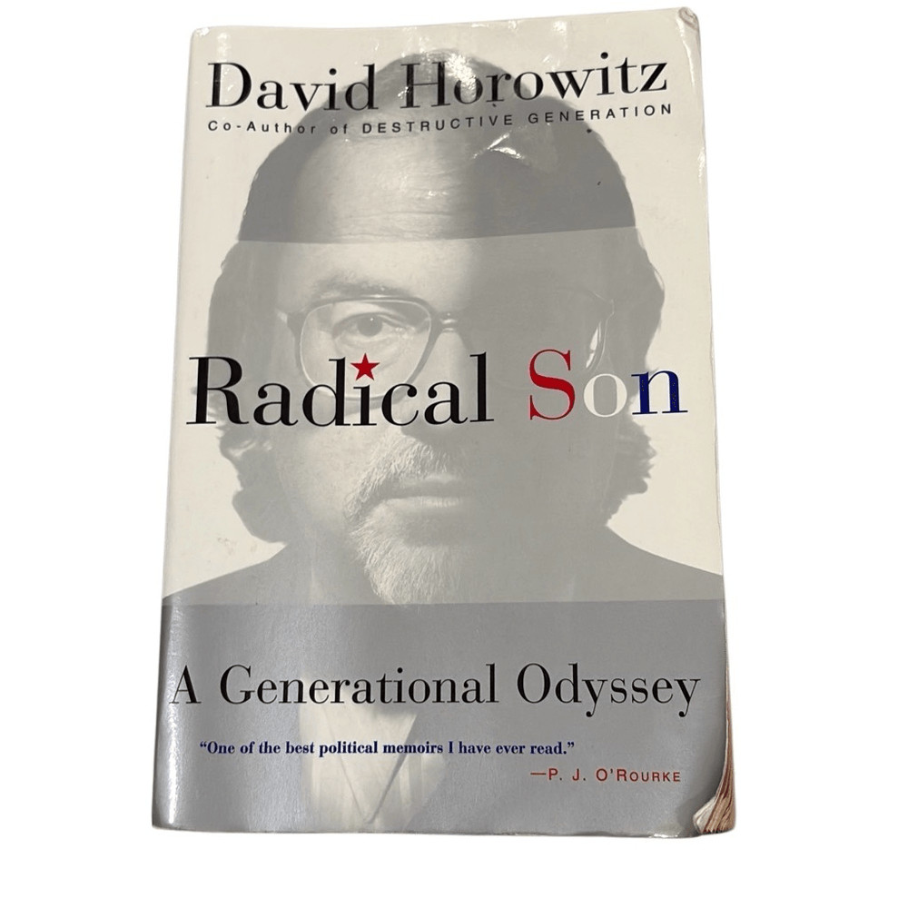Radical Son: A Generational Odyssey by David Horowitz 1998, Trade Paperback Book