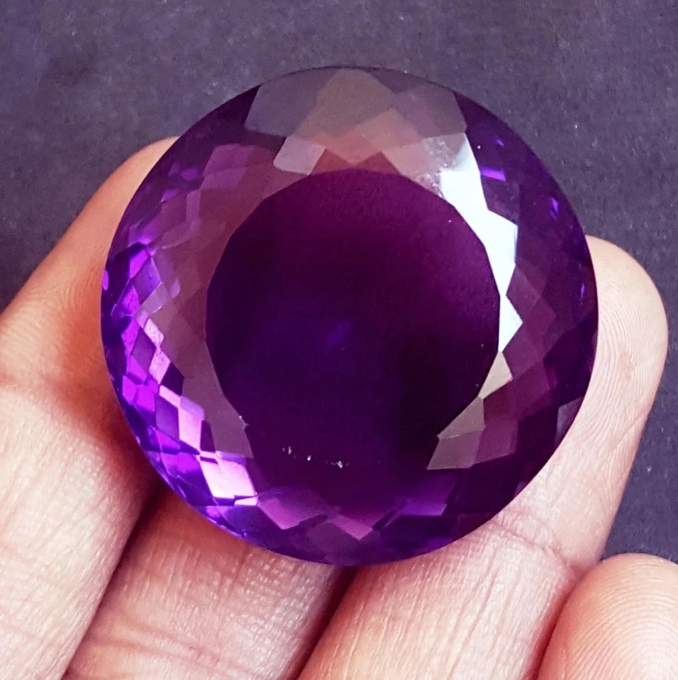 1000 Ct Natural Purple Topaz Excellent Cut Round Shape Certified Loose Gemstone.