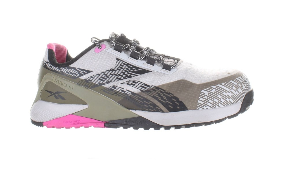 Reebok Womens Nano X1 Gray Safety Shoes Size 10 (7650127)