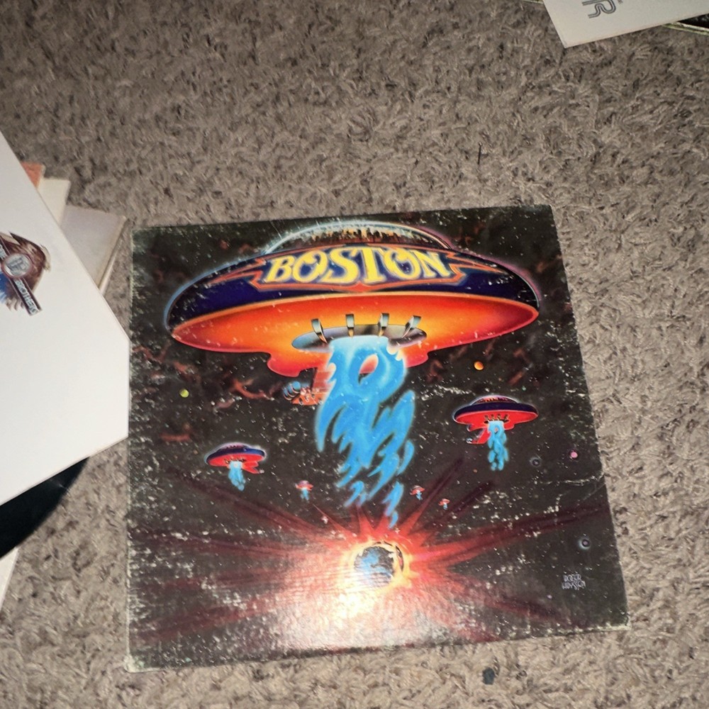 Boston Boston LP Vinyl Epic Records Rock 12