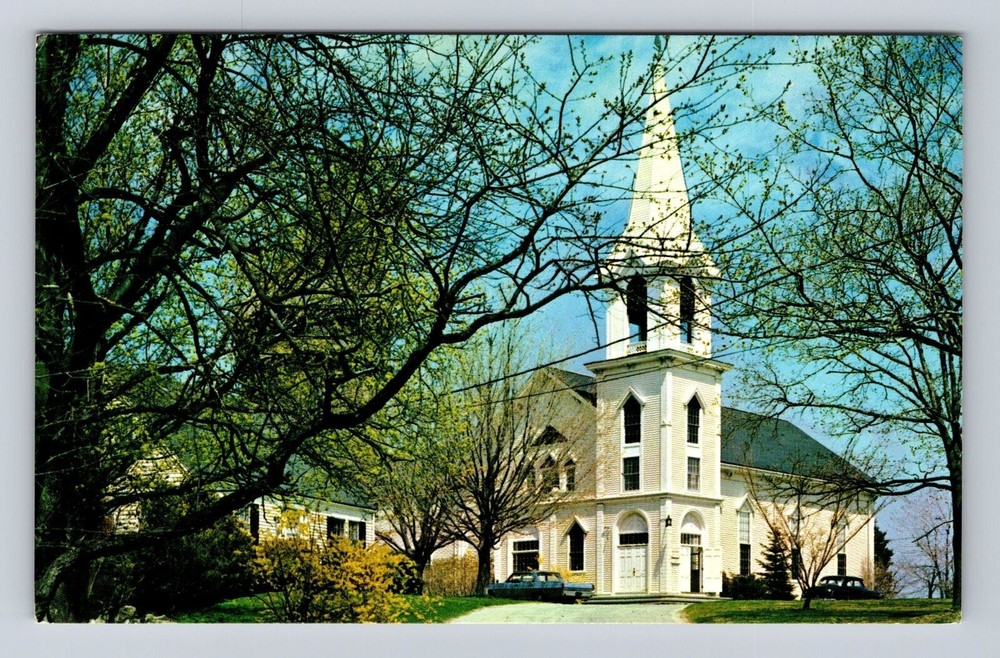 Scituate MA-Massachusetts, The First Parish Unitarian Church, Vintage Postcard