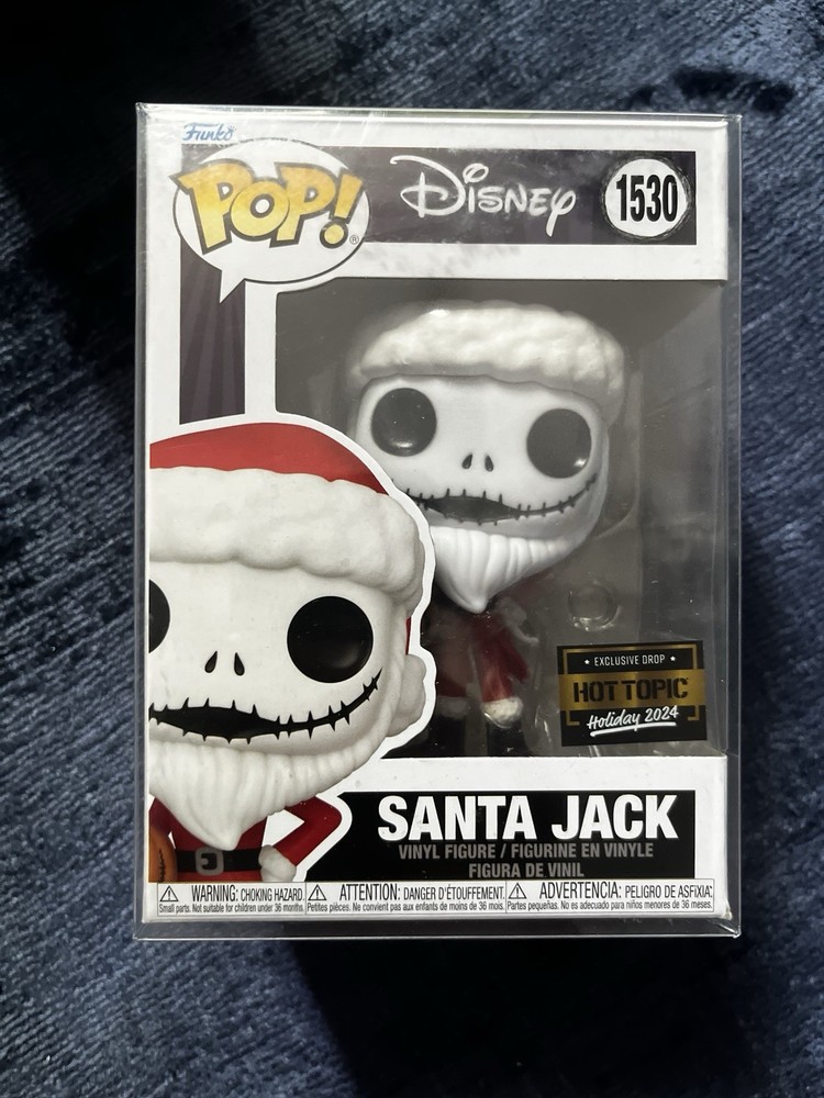 Funko Pops #1530 Santa Jack, Hot Topic Holiday, Mint Condition With Case🎄