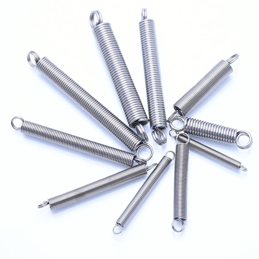304 Stainless Steel Tension Springs 0.6mm-0.7mm Wire 5mm-8mm OD