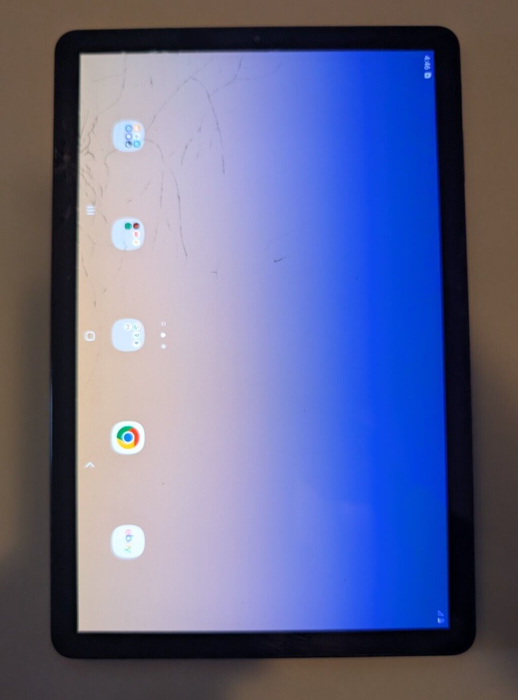 Samsung Galaxy Tab S4 10.5 Black 64GB T-Mobile Works Cracked Screen