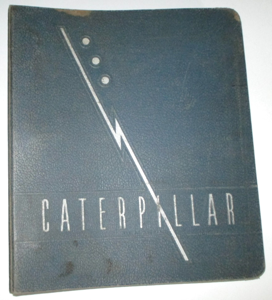 Caterpillar Tractor Co. Heinn 3-Ring Service Parts Catalog Manual Binder (empty)