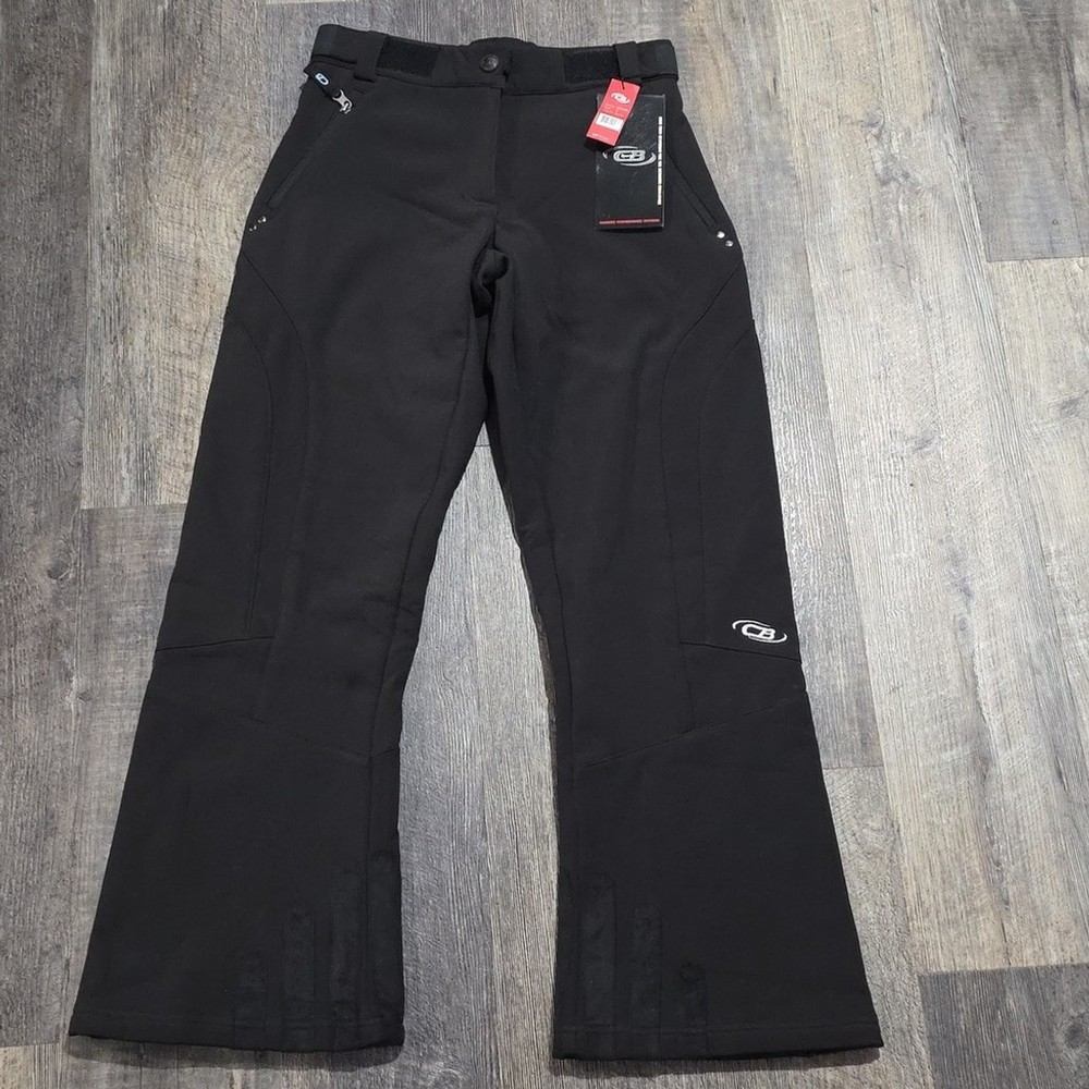 CB Sports Women's Medium Black Ski Snow Pants NWT