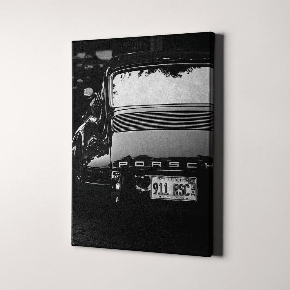 Porsche 911 Premium Canvas Wall Art Print for Car Enthusiasts