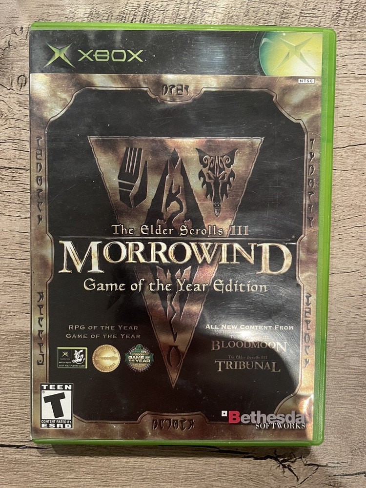 Elder Scrolls III: Morrowind -- Game of the Year Edition (Microsoft Xbox, 2003)