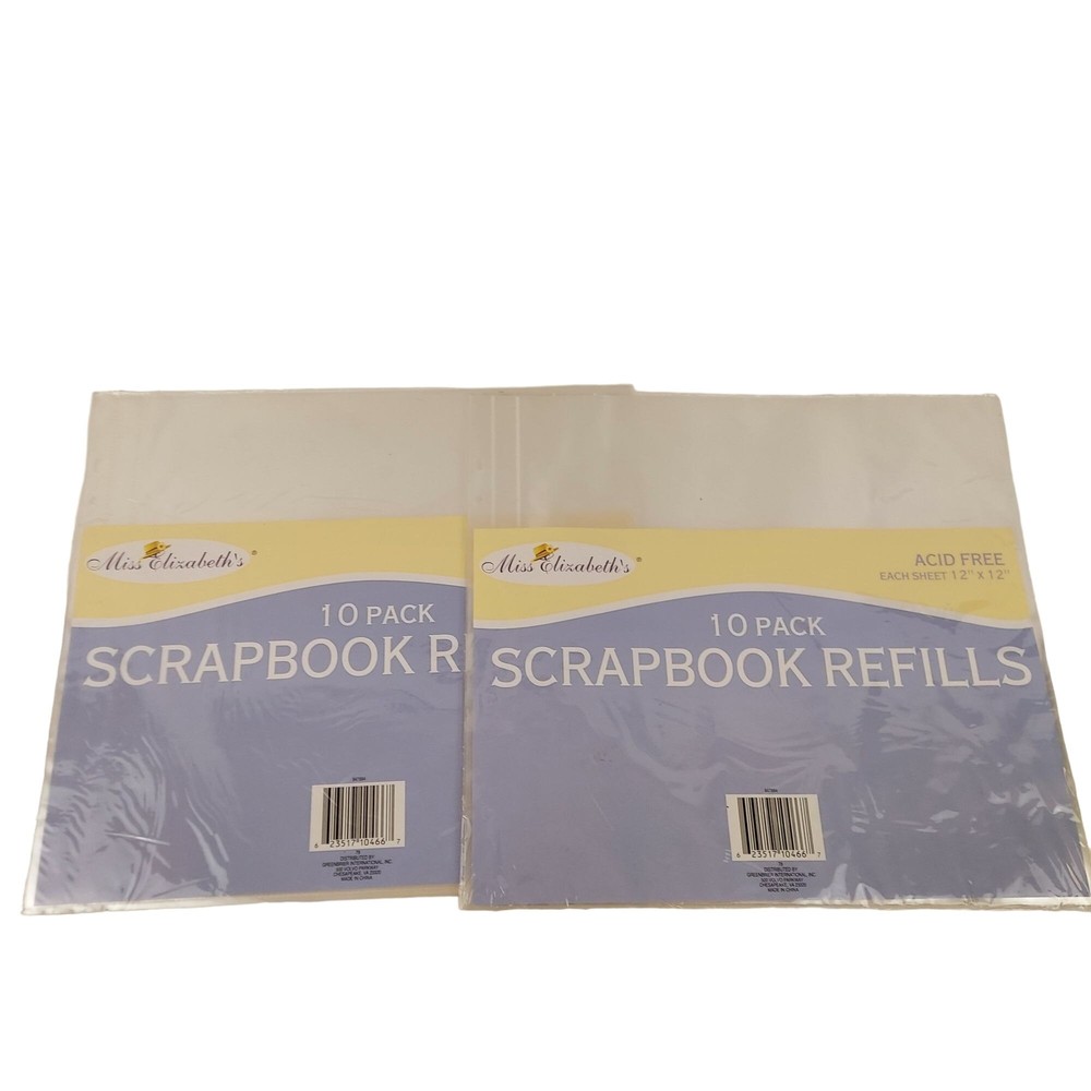 Miss Elizabeths Scrapbook Page Refill Acid Free 12