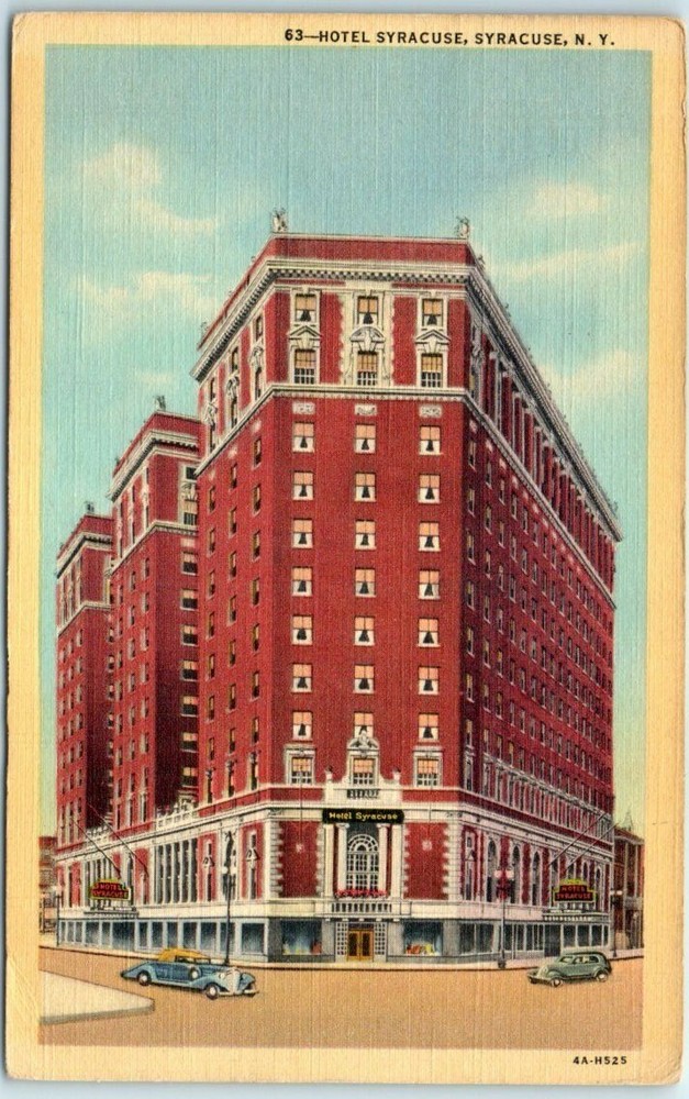 Postcard - Hotel Syracuse - Syracuse, New York