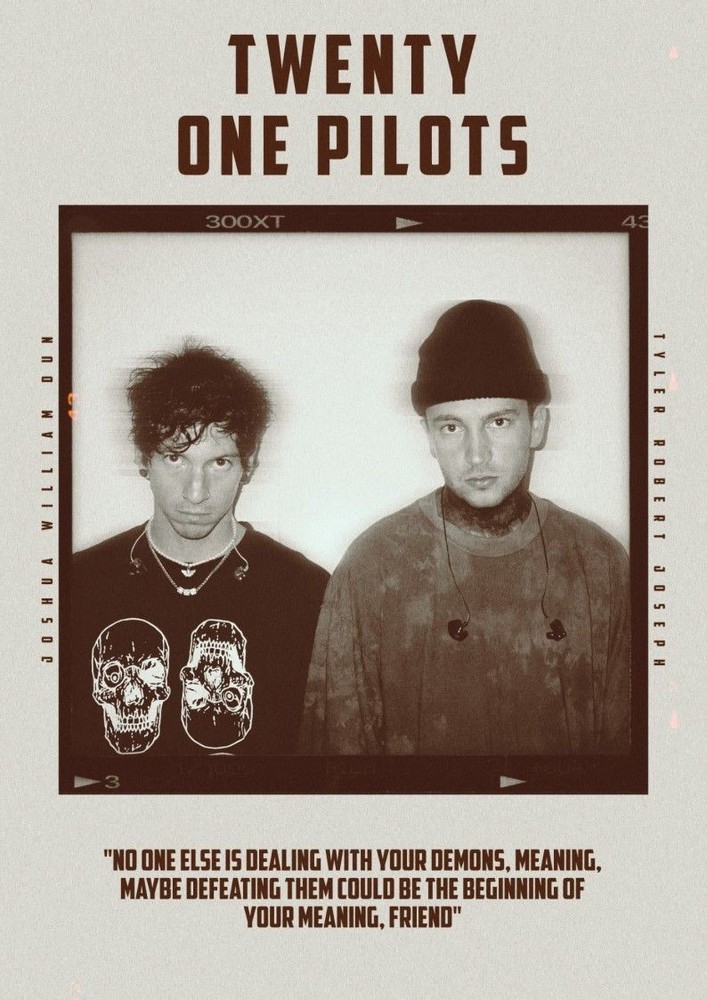 New Popular Twenty One Pilots No Frame Poster P71