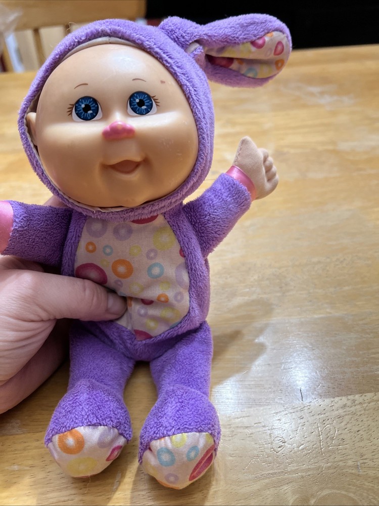 CPK Cuties 10 Purple Bunny Plush Costume Easter Cabbage Patch Doll 2012