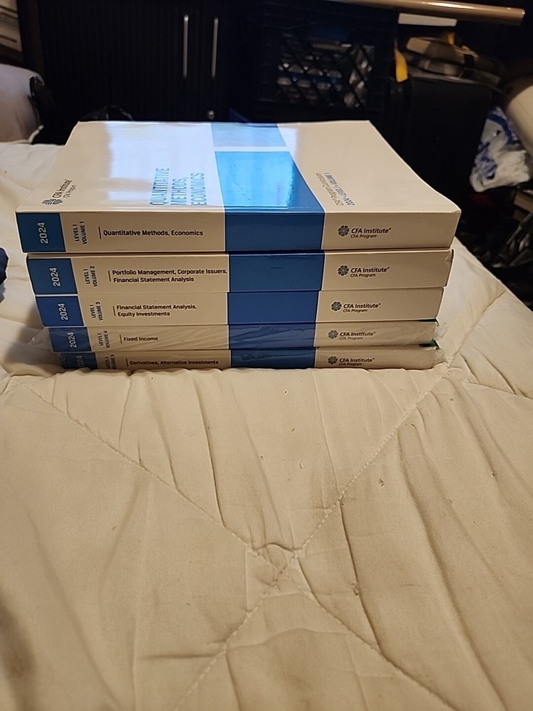 CFA Program Curriculum Level 3 2022 Books 1-5 (missing book 6)