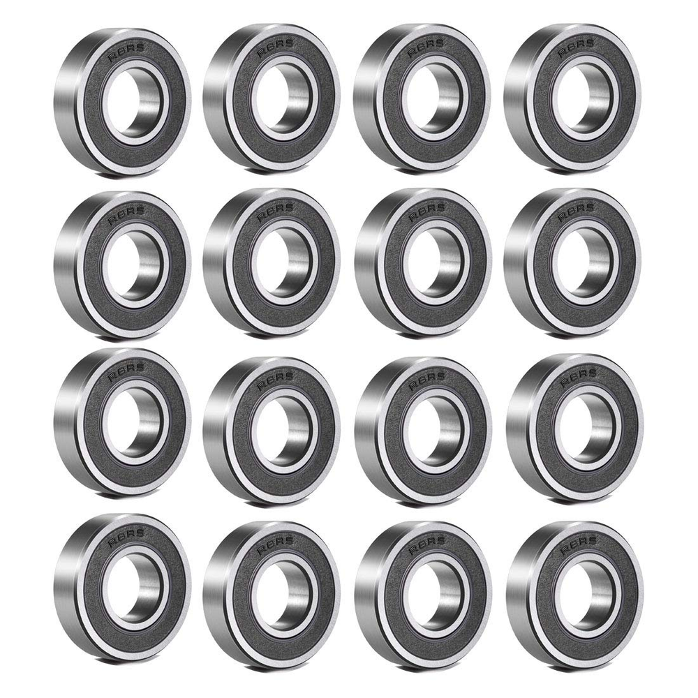 R8-2RS Ball Bearings-Bearing Steel and Double Rubber Sealed Miniature Deep Groov