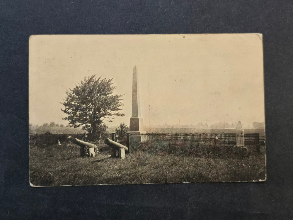 1910 Site of the Paoli Massacre PA Postcard Revolutionary War Monument View