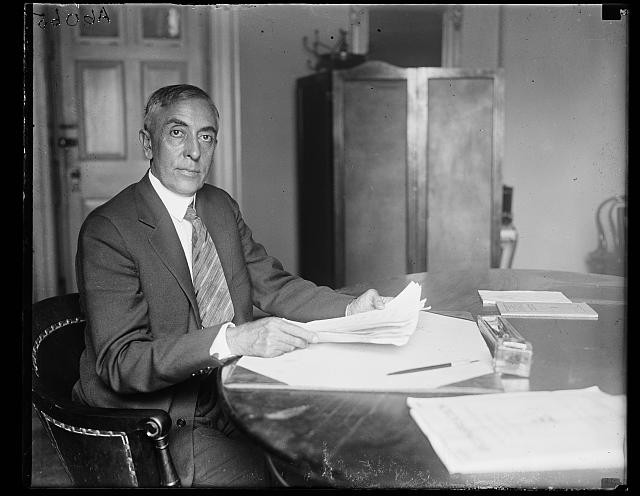Photo:C. Bascom Slemp 1923 Portrait at Desk Office