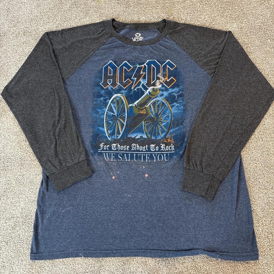 Liquid Blue AC/DC Long Sleeve T-Shirt Men's 