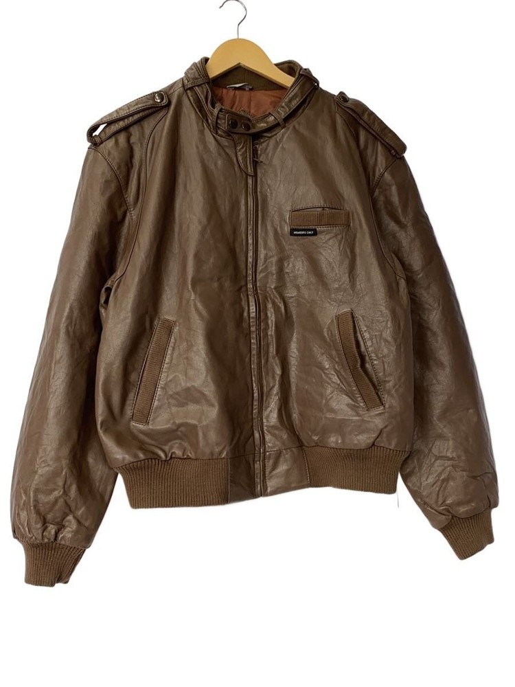 Leather Jacket Blouson/-/-/Brw/Plain 20701