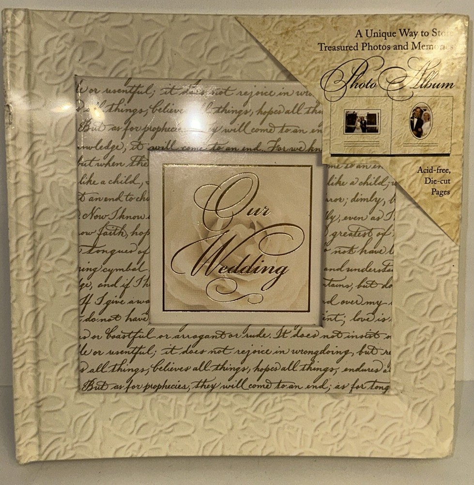 New Season Our Wedding Photo Album With Ribbon In Plastic Brand New With Tags