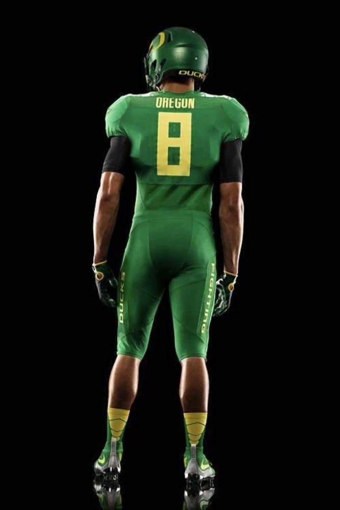 OREGON FIGHTING DUCKS PE GAME WORN Nike Green Football Pants Various Sizes +Belt