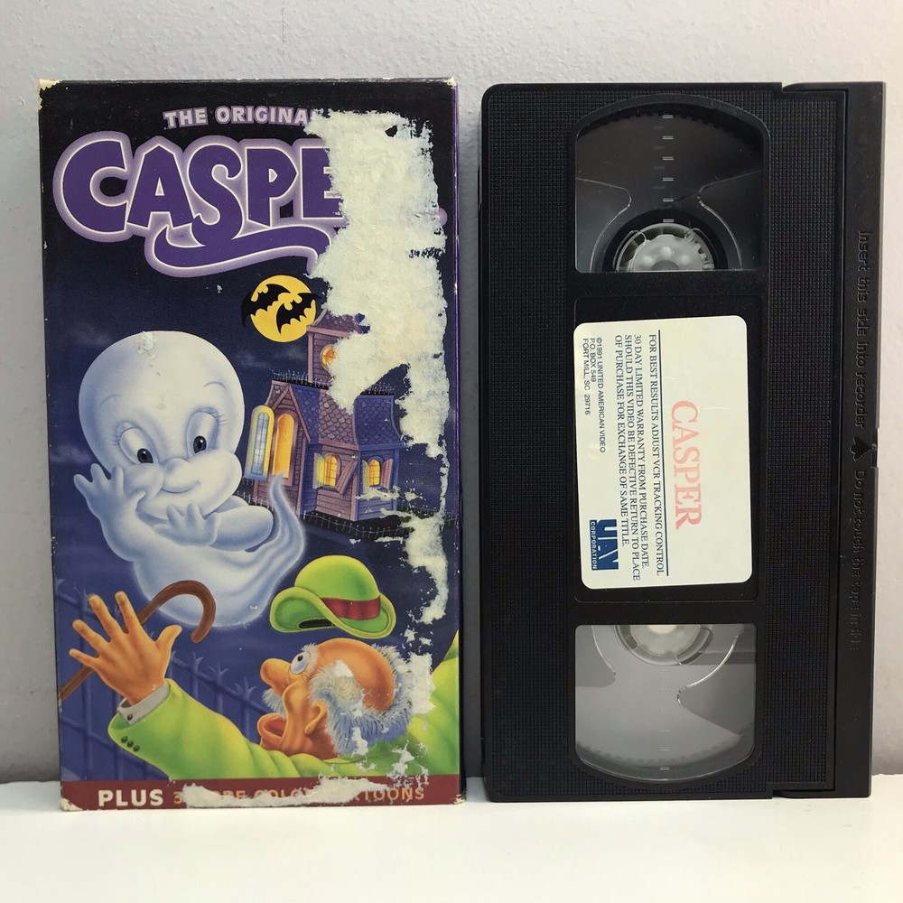 The Original Casper Friendly Ghost VHS 1991 Video Tape Cartoons Buy 2 Get 1 Free