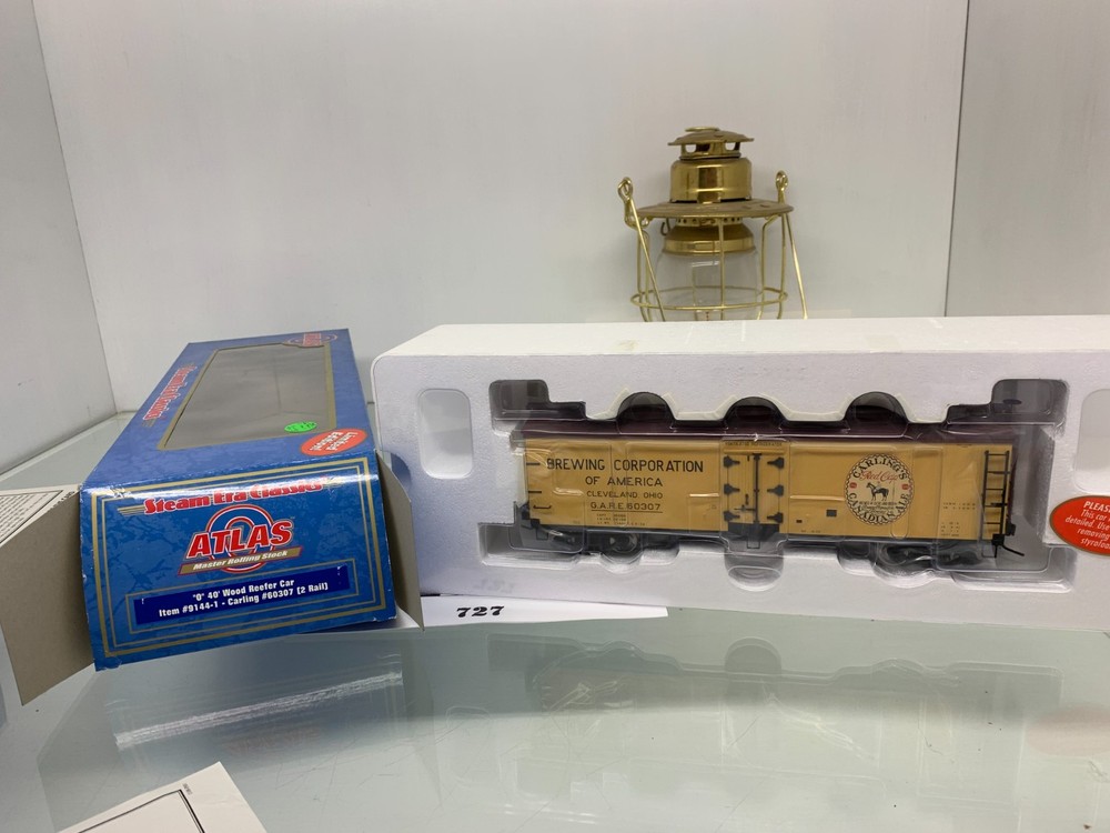 727 Atlas 40' Wood Reefer Brewing Corp Carling Red Cap Canadian Ale O Scale