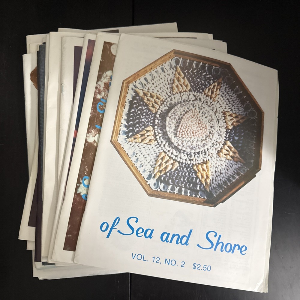 Mixed Year Lot 14 Of Sea And Shore Magazines 1980 1981 1978 1979 1982 1983