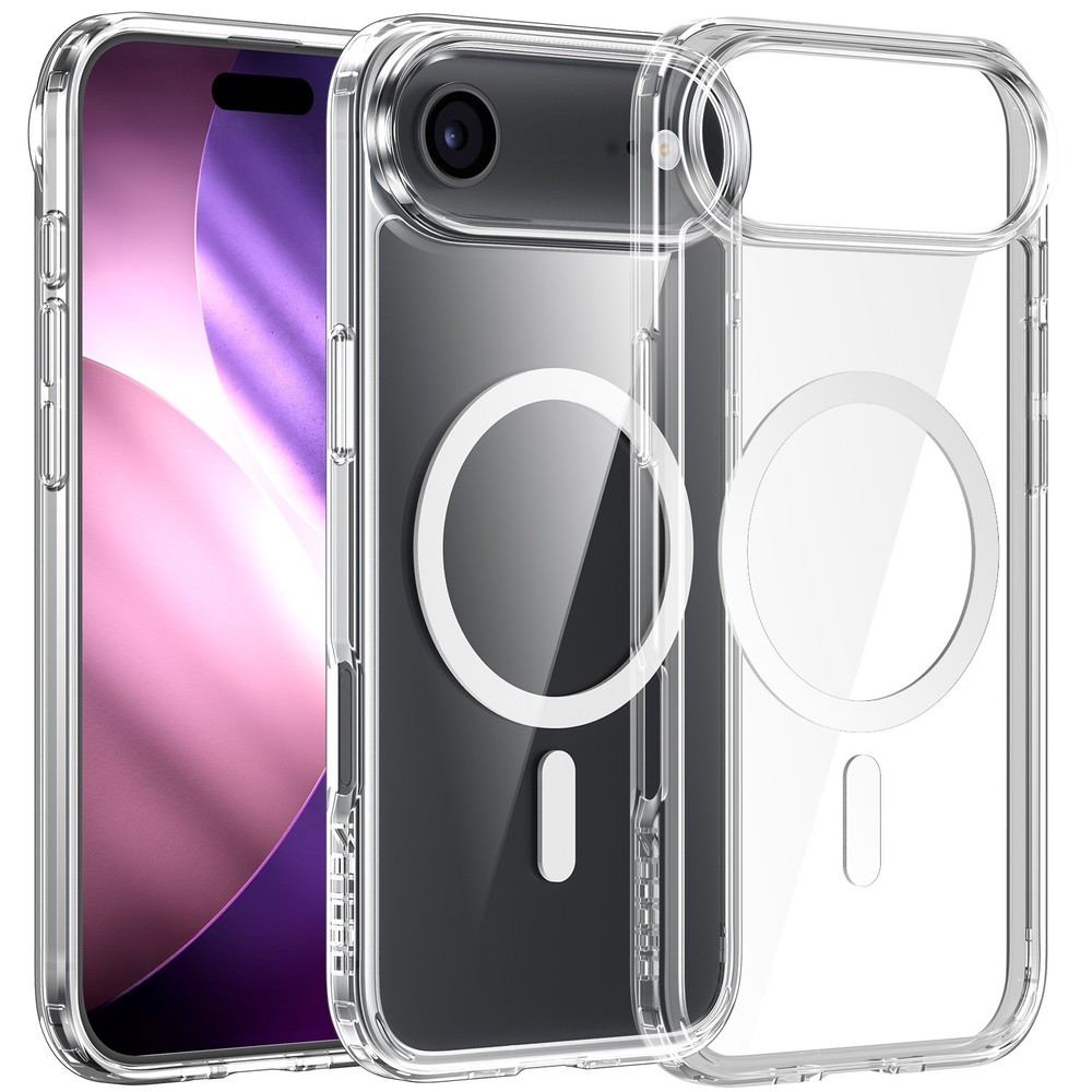 For iPhone 17 Pro Max/17 Air Magnetic MagSafe Case Clear Shockproof Bumper Cover