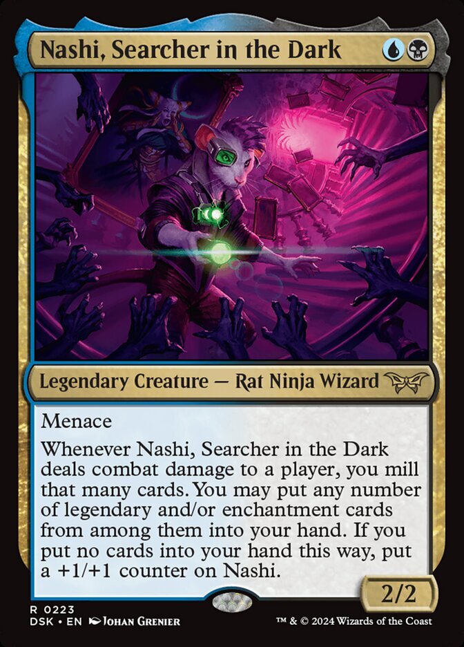 MTG Nashi, Searcher in the Dark (223/469) Duskmourn House of Horror LP