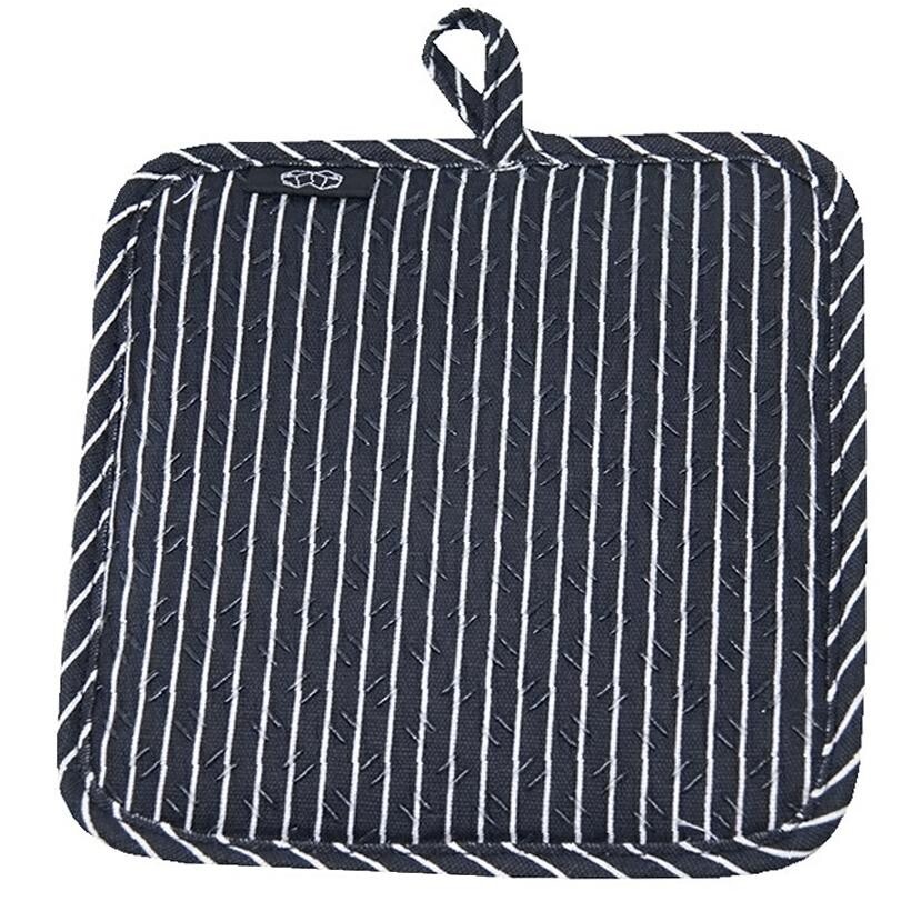 Pin Stripe Hottie Silicone Potholder with Two Lumps of Sugar Design