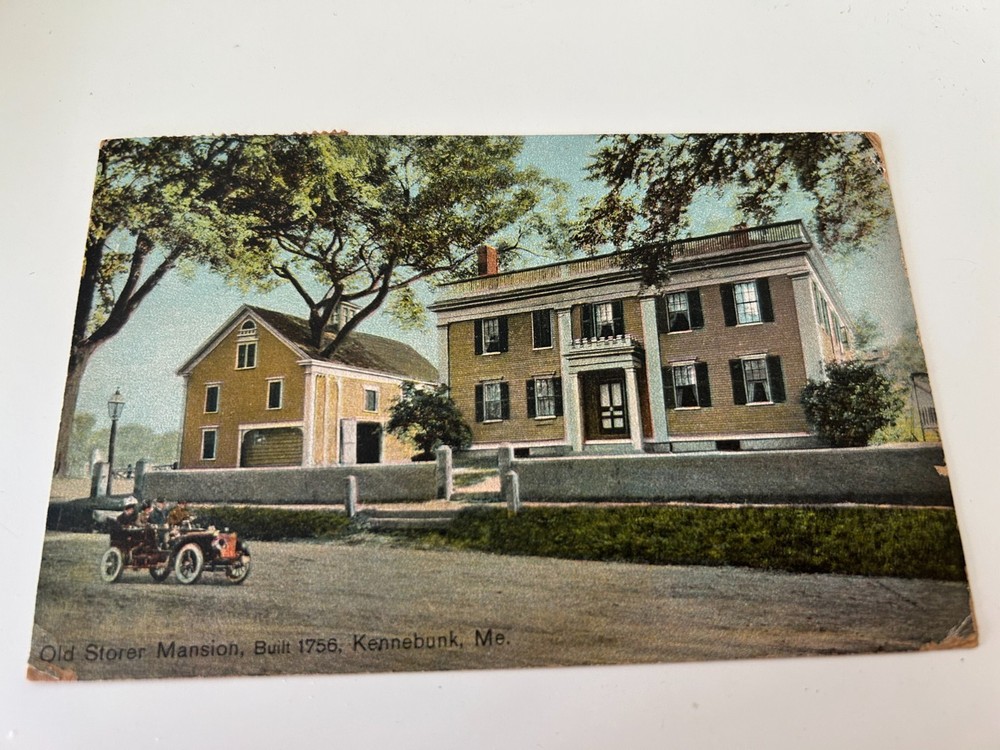 Old Storer Mansion Kennebunk Maine ME Postcard