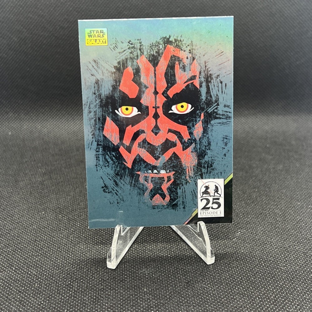 Star Wars Topps Galaxy Chrome 2024 Art Of Darth Maul Card - AM-8 Battle Worn