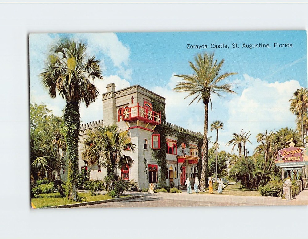 Postcard Zorayda Castle Saint St. Augustine Florida USA North America
