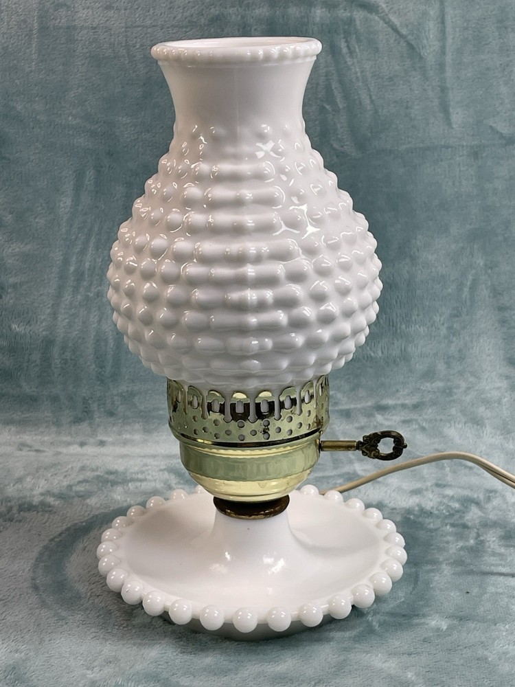 Hobnail Milk Glass 11