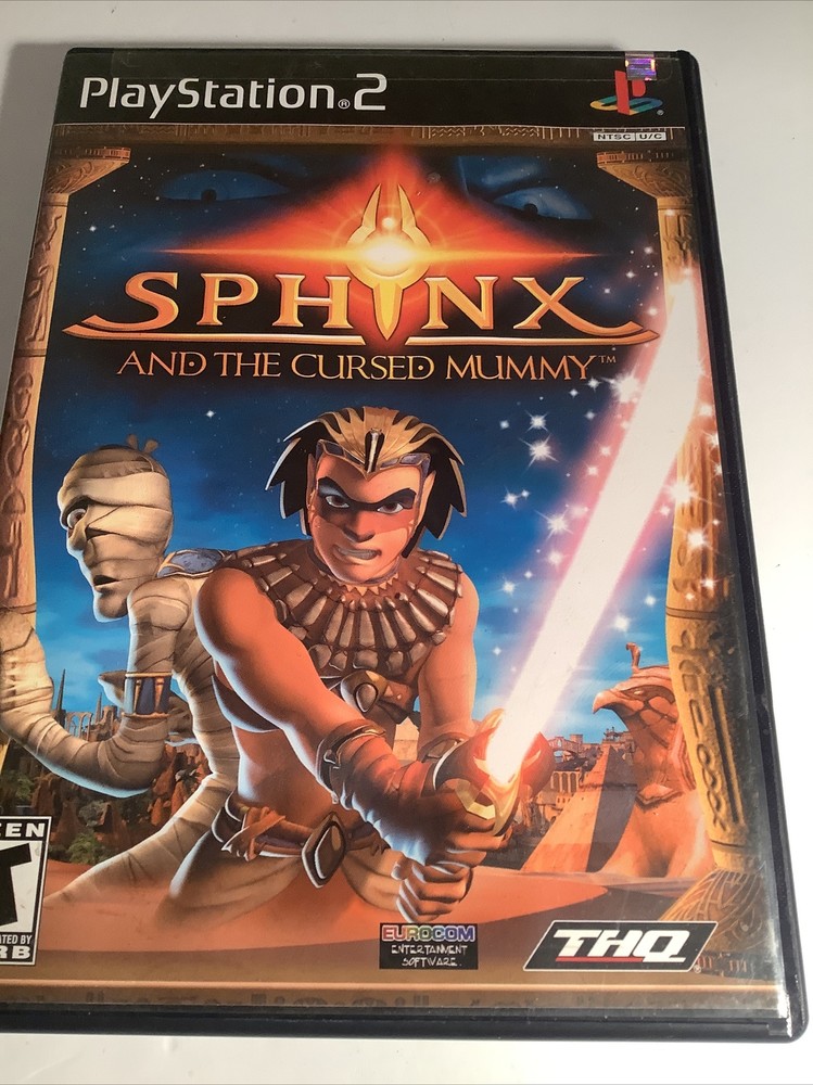 Sphinx and the Cursed Mummy (Sony PlayStation 2, 2003) CIB Tested
