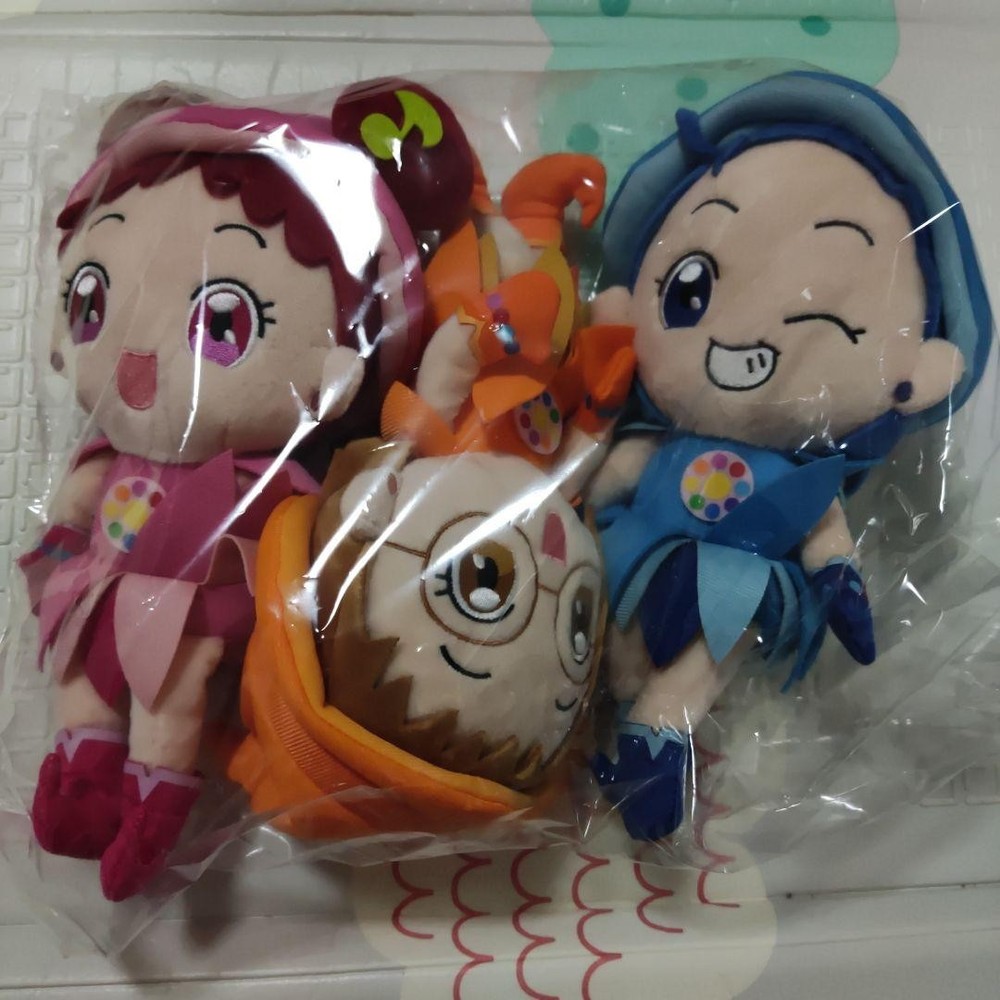 Limited edition! Ojamajo Doremi Exhibition Plush Toy Bonus A Set