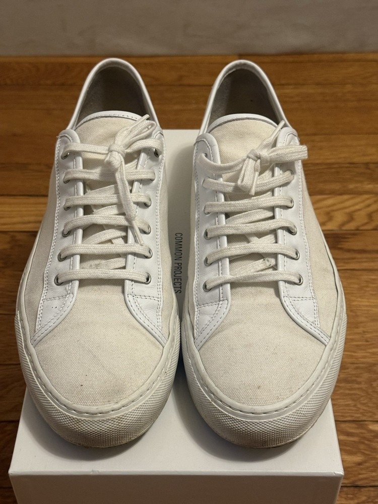 Common Projects Achilles White Canvas Men’s 44 (US 11)-image