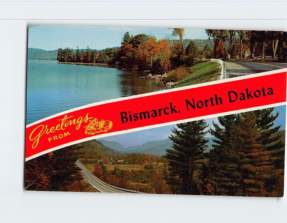 Postcard Greetings from Bismarck North Dakota USA