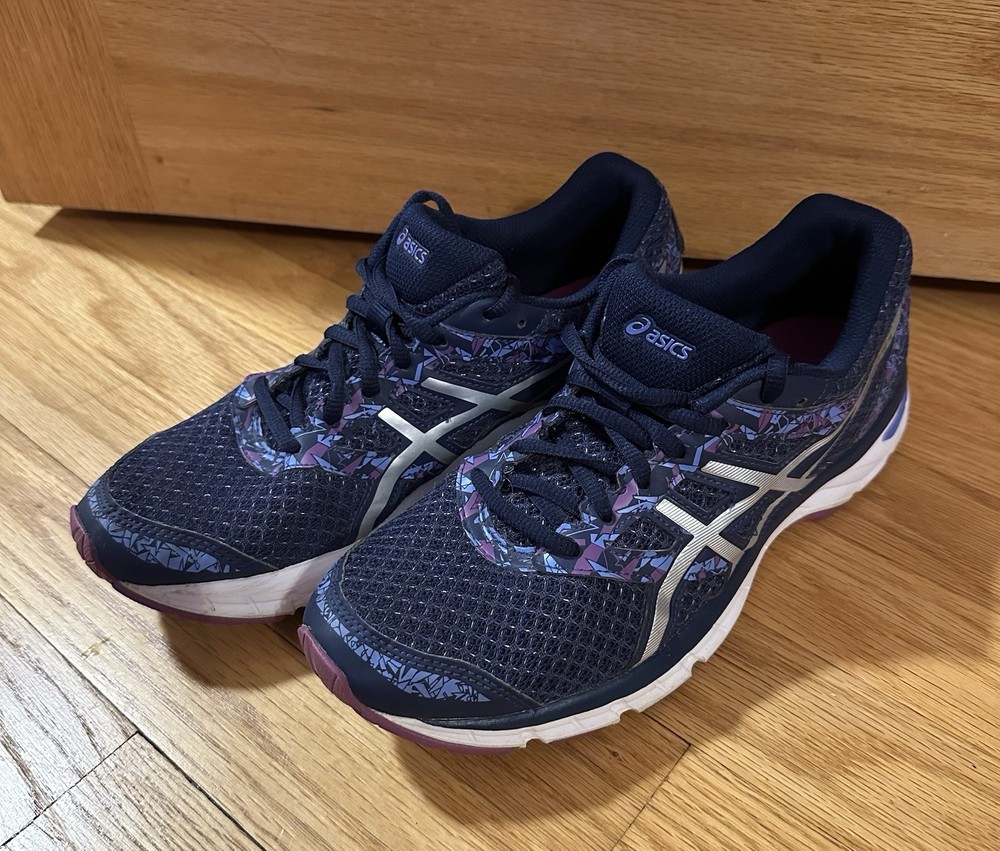 ASICS Gel-Excite 4 Women’s Running Shoes Navy Purple T6E8N Size 9