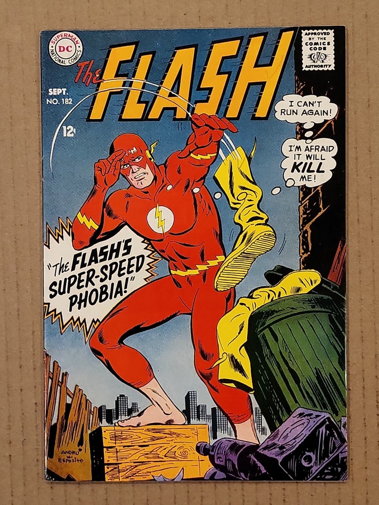 Flash #182 Abra Kadabra appearance DC 1966 VF-image