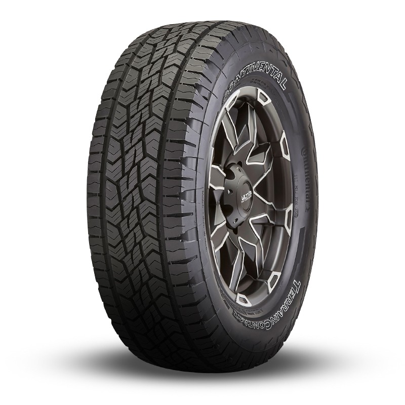 1 Continental TerrainContact A/T OWL 265/70R17 115S All Terrain 60K MILE 680AB