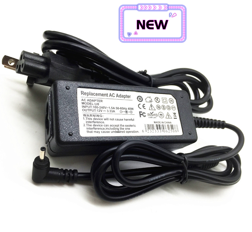 12V 3.33A AC Adapter Power Cord Charger for Samsung Laptop Chromebook Xe303c12